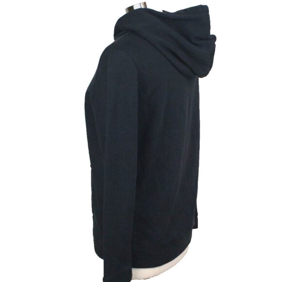 Under Armour Womens Medium Black Hustle Fleece Hooded Sweatshirt Girl UAA Patch - Picture 4 of 6